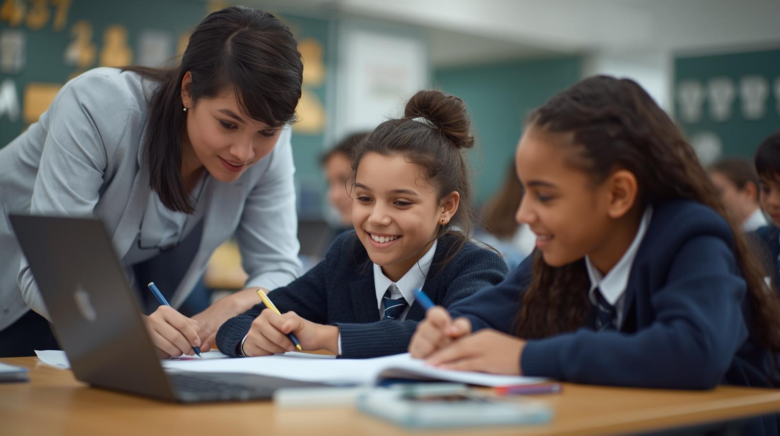 EDVES USA AI Pedagogy Dashboard showing personalized learning paths and ESSA reporting